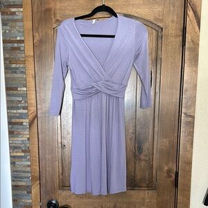 Pink Blush Nursing Lavender Wrap Dress